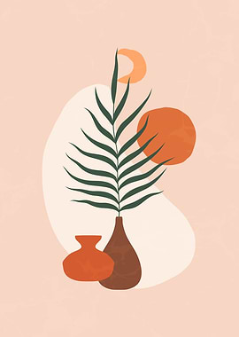 Flower Vase Modern Art 2