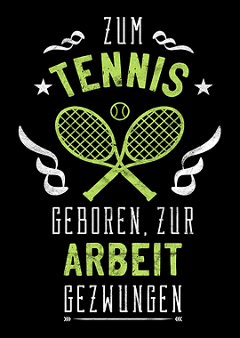 Witziger Tennis Spruch