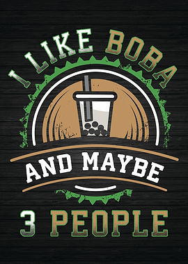 Funny Bubble Tea Boba