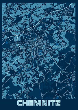 Chemnitz Peace City Map