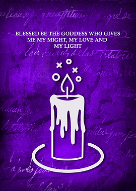 Wicca Wall Art Decor