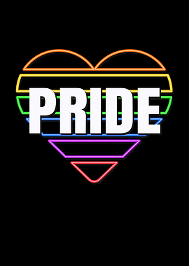 LGBTQ Pride Rainbow Heart