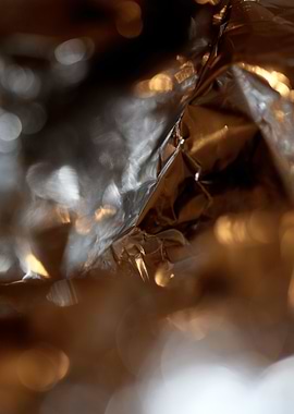 Aluminum foliage abstract