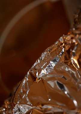 Aluminum foliage abstract