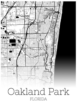 Oakland Park city map