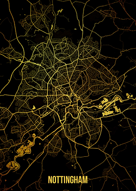 Nottingham gold map