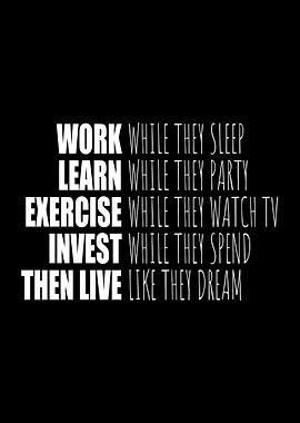 Work While They Sleep