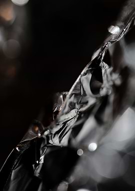 Aluminum foliage abstract