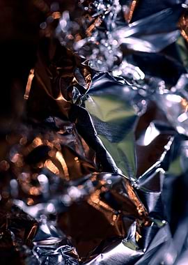 Alu folie trippy abstarct