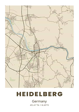 Heidelberg City Map