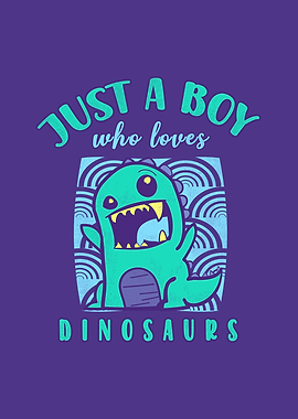 Dinosaur cute funny neon