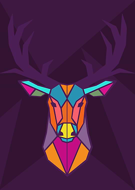 Geometric deer