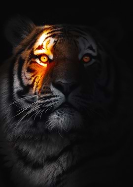 Fantasy tiger king poster