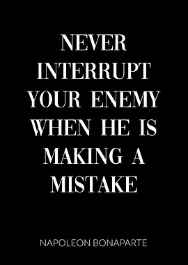 Napoleon Bonaparte Quote