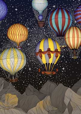 Night Flight in Colour