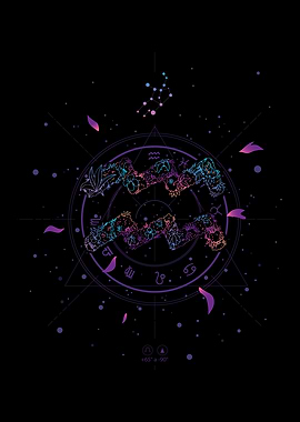 AQUARUIS FLORAL ZODIAC