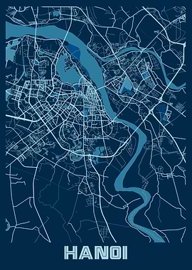 Hanoi Peace City Map