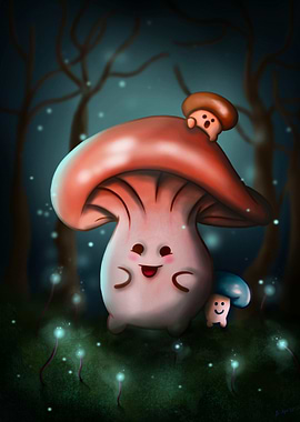Happy Mushrooms