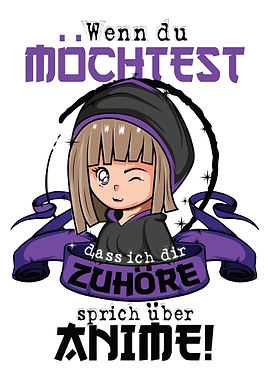 Witziger Anime Fan Spruch