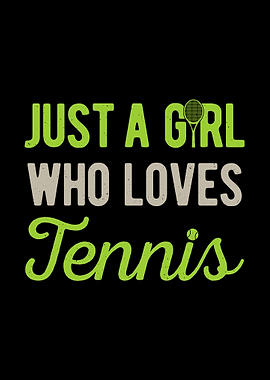 Funny Tennis Girl