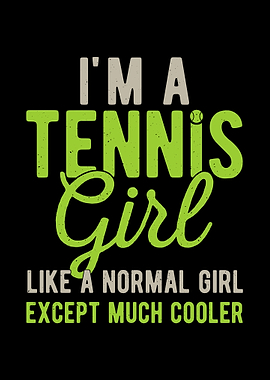 Funny Tennis Girl