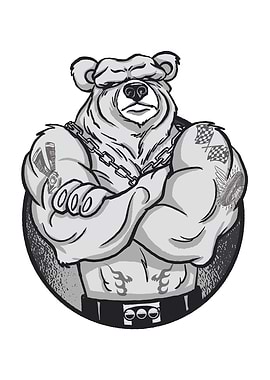 BIG MUSCLES BEAR