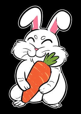 Rabit Carrot Carrot Lover