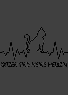 CATS HEARTBEAT CAT ART Cat