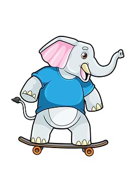 Elephant Skater Skateboard