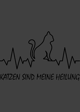 CATS HEARTBEAT CAT ART Cat