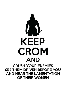 Keep Crom Crush Enemies
