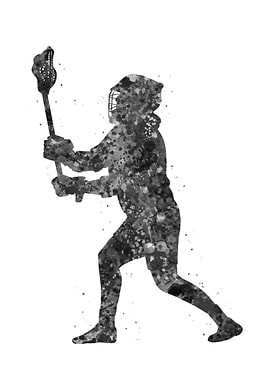 Lacrosse player