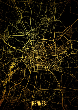 Rennes gold map
