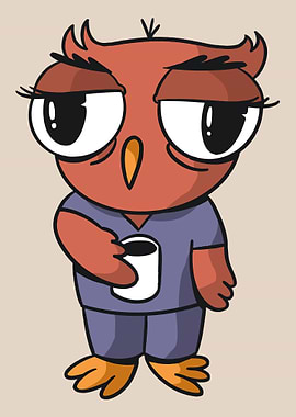 Owl and Coffee