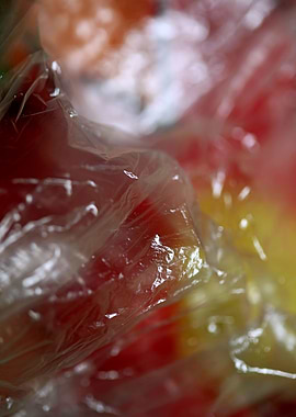 Colorful bag abstract trip