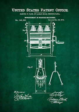 32 Washing Machine Patent