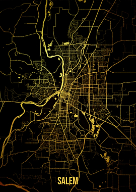 Salem gold map