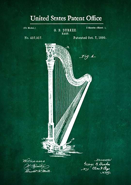 40 Harp Patent 1890