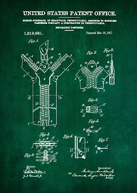 40 Zipper Patent Patent