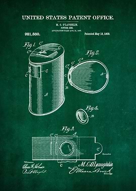 45 Gun Powder Keg Patent