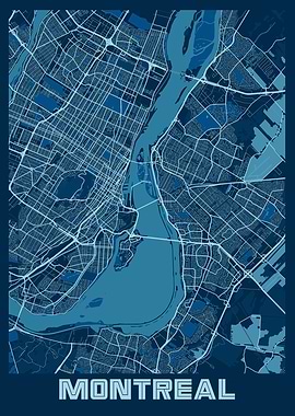 Montreal Peace City Map