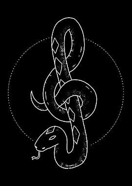 Snake Music Note