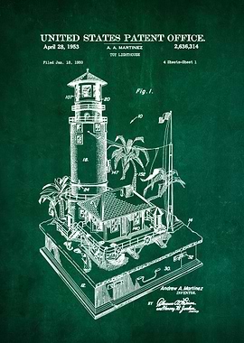 48 1953 Lighthouse Patent