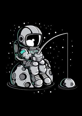 Astronaut Space Fishing