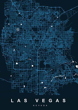 LAS VEGAS Art Map nevada