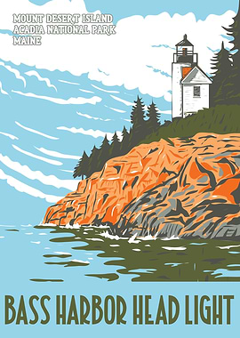 Bass Harbor Head Light WPA
