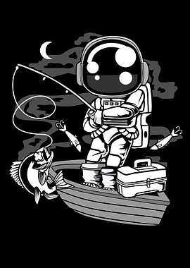 Astronaut Fisherman
