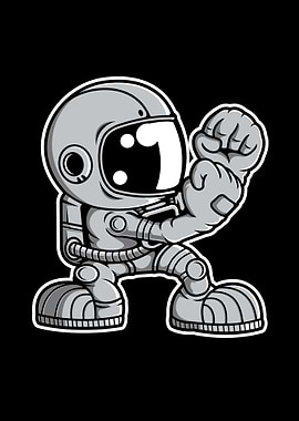 Astronaut Irish Fighting