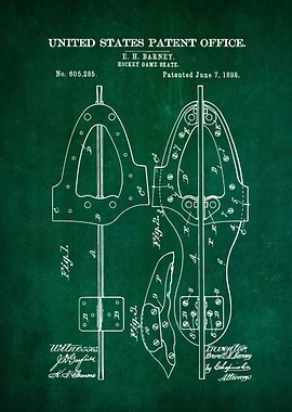 44 Hockey Skate Patent 18