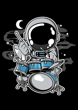Astronaut Drummer